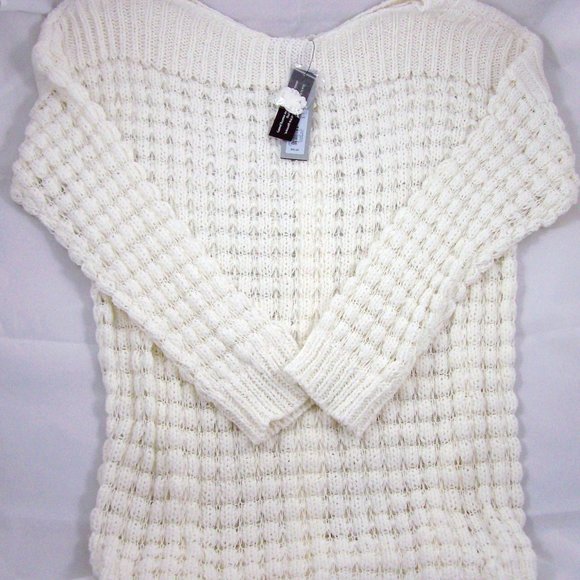 Apt. 9 Ivory Open-Stitch Sweater - Picture 4 of 5